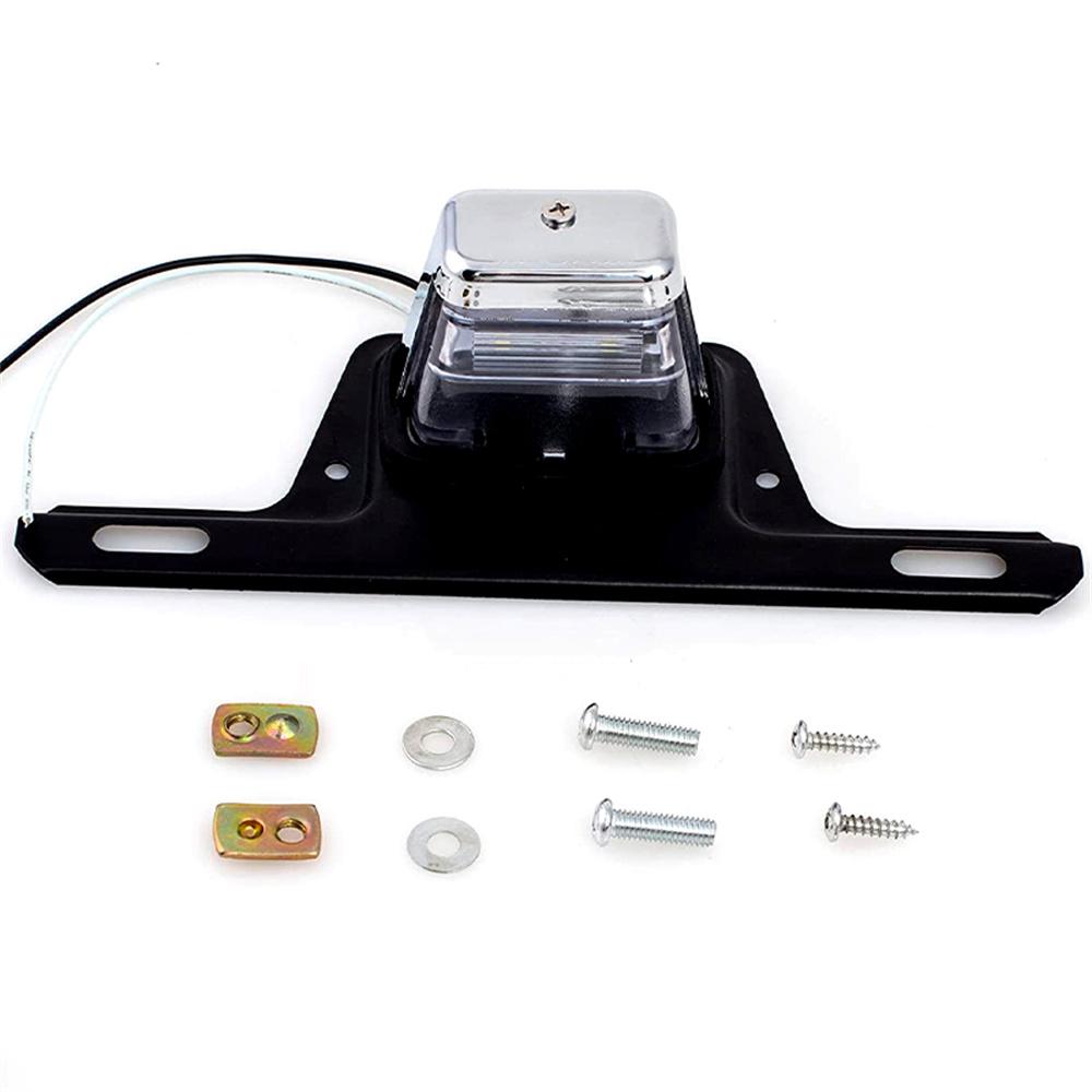 Bracket Mount LED License Plate Light For Trailer UTV ATV DC 12V 24V Waterproof