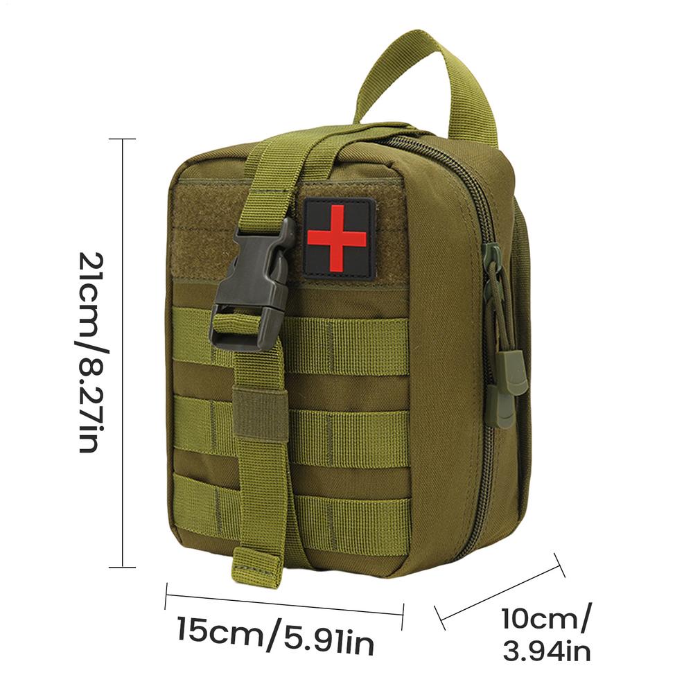 Outdoor First Aid Bag Waterproof Waist Pack Emergency Survival Pouch Camping Gear Organizer for Home Garage Boat RV Hiking