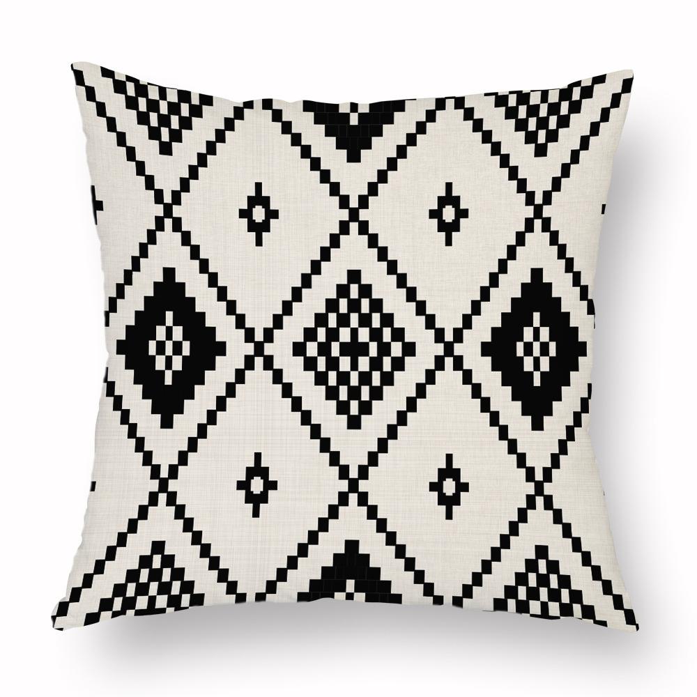 Colorful Navajo Aztec Geometric Print Pattern Cushion Cover Home Living Room Sofa Decor Pillow Pillow Cover