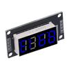 4 Digit Tube LED 7 Segment Display TM1637 Driver Digital Optoelectronic Module Blue 0.36in