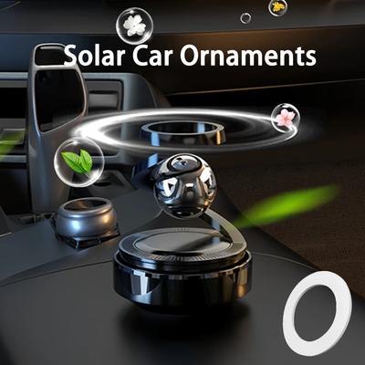 Interstellar Levitation Car Solar Ornament Sunlight Power Rotation Car Fragrance Auto Air Freshener Aromatherapy Smell Diffuser