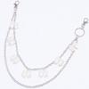 double layer bow pants chain