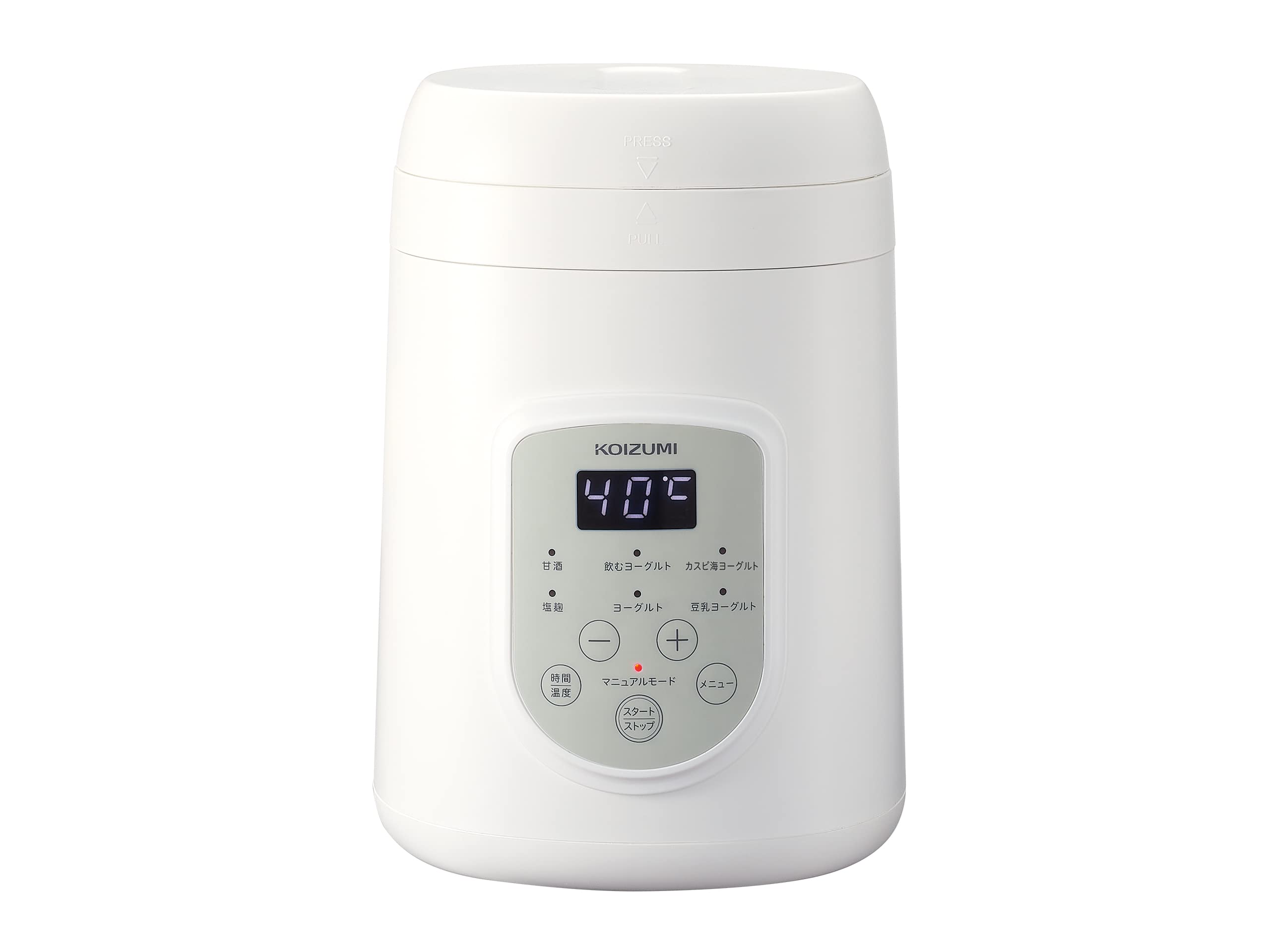 

Koizumi Yogurt Maker Amazake Drinking Yogurt Salt Koji Compact White KYG-0800/W