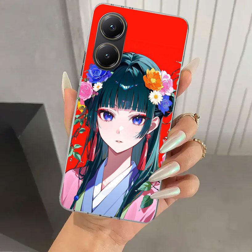 A-Apothecary D-Diaries Maomao Phone Case for Xiaomi Poco X5 X6 X7 Pro F7 Ultra M7 Redmi 15 15C 13 13C 12 12C 10 10A 10C 9 9A 9C