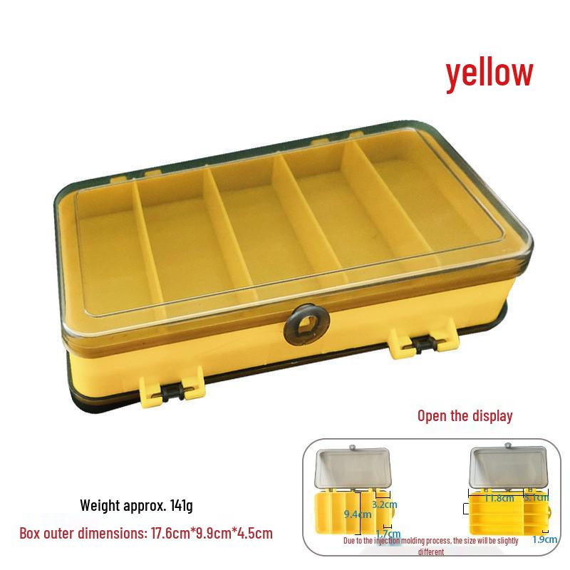 Double-Layer Fishing Lure Box - Tackle and Accessory Storage
