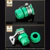 Leak-Proof 4-Point Connector For Garden Watering Tight Seal Engineering Plastic Multifunctional Smooth Operation