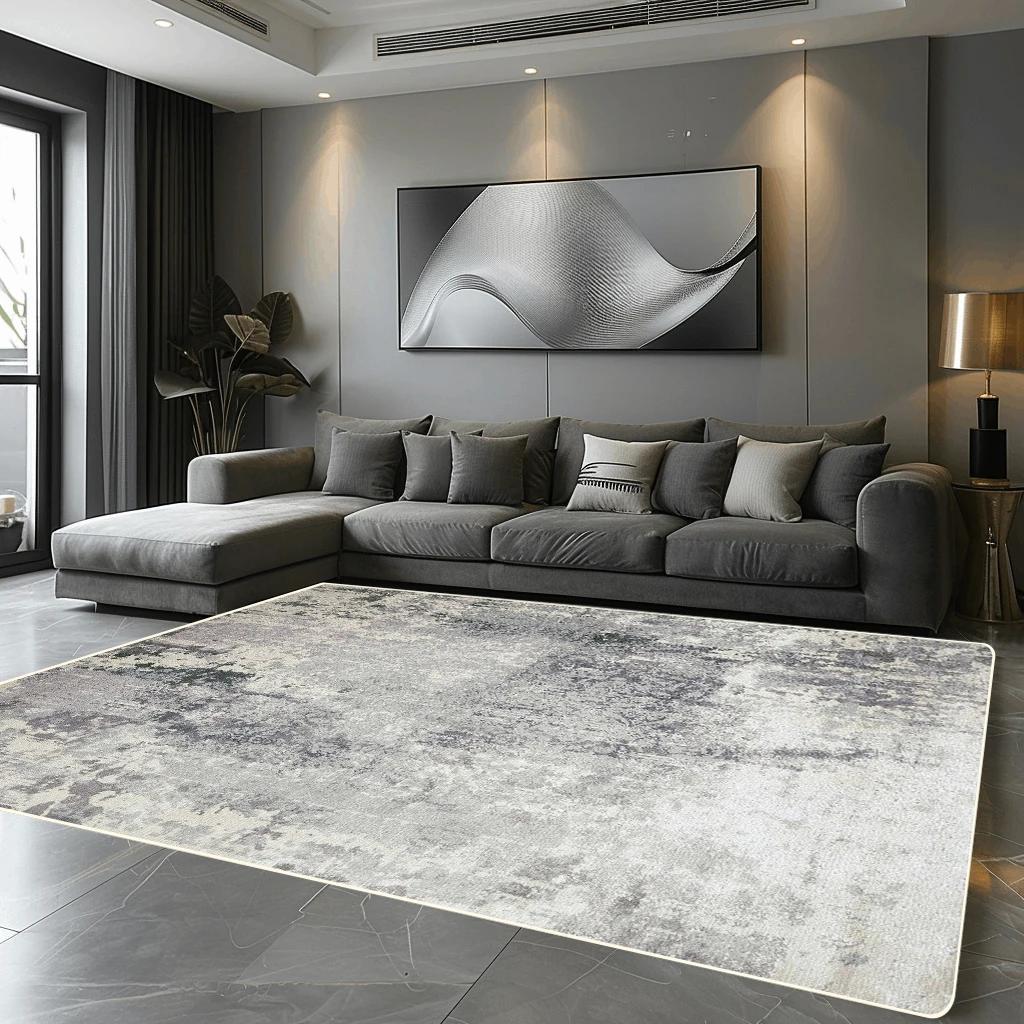 Dekoration Zuhause Teppiche für Wohnzimmer Waschbar Abstrakt Großer Teppich Schlafzimmer Bettseite Bodenmatte Flur Sofa Bereich Teppiche Rutschfest