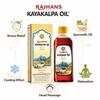 RAJHANS KAYAKALPA Ayurvedic Cool Massage Oil for Stress Relief, Headache, Migraine & Full Body Pain | Hair & Scalp Champi Oil | Relaxing Sleep Th