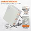 Outdoor Electrical Junction Box, 13.78 x 9.84 x 5.90 in, ABS Plastic Electrical Enclosure Box with Hinged Cover Stainless Steel Latch, IP67 Dustproof