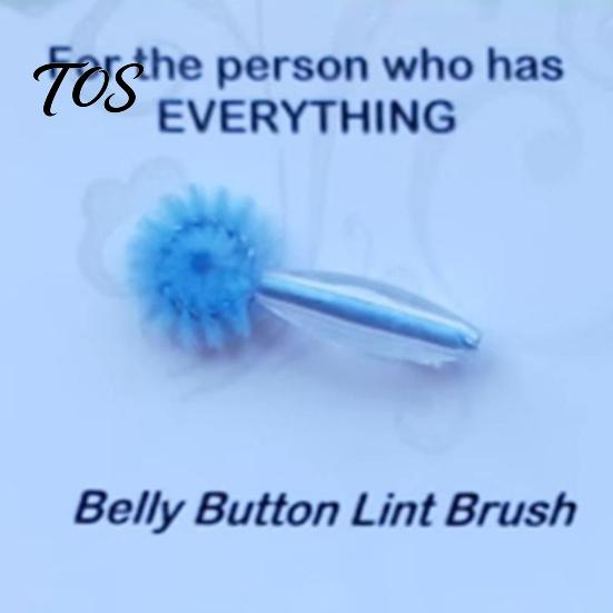 Delicate Area Cleaning Brush Belly Button Brush, Soft Bristle Navel Cleaner with Anti Slip Beaded Handle, Portable Body Care Tool for Travel,