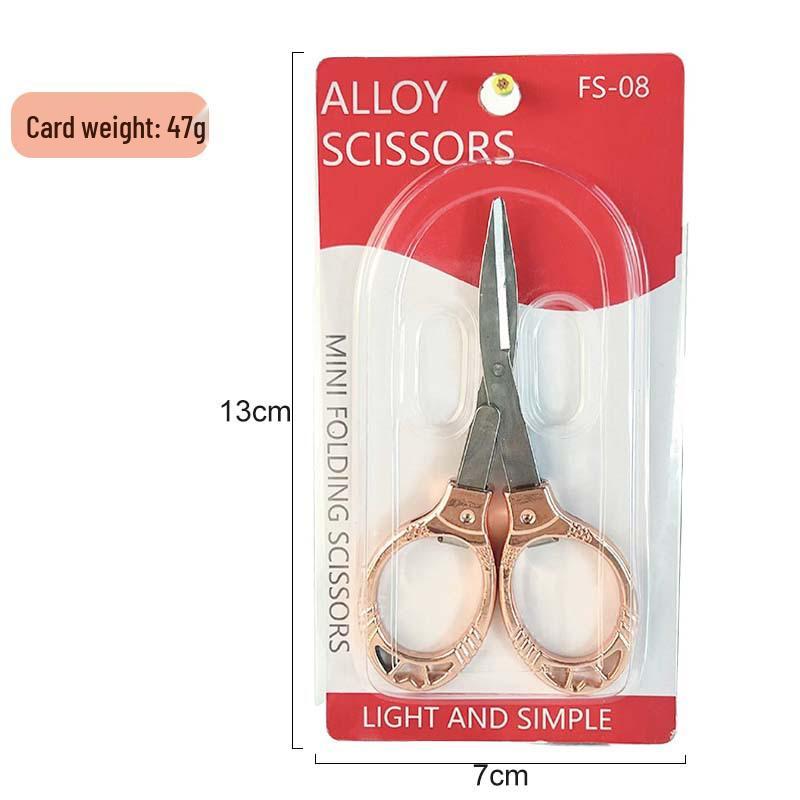 

Компактные складные дорожные ножницы из нержавеющей стали - Портативный многофункциональный резак для ниток и лески