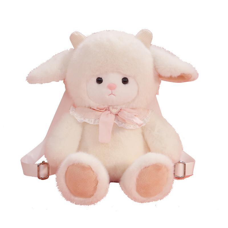 Sheep Plush Backpack Toy For Girls Kids Gift Souvenir