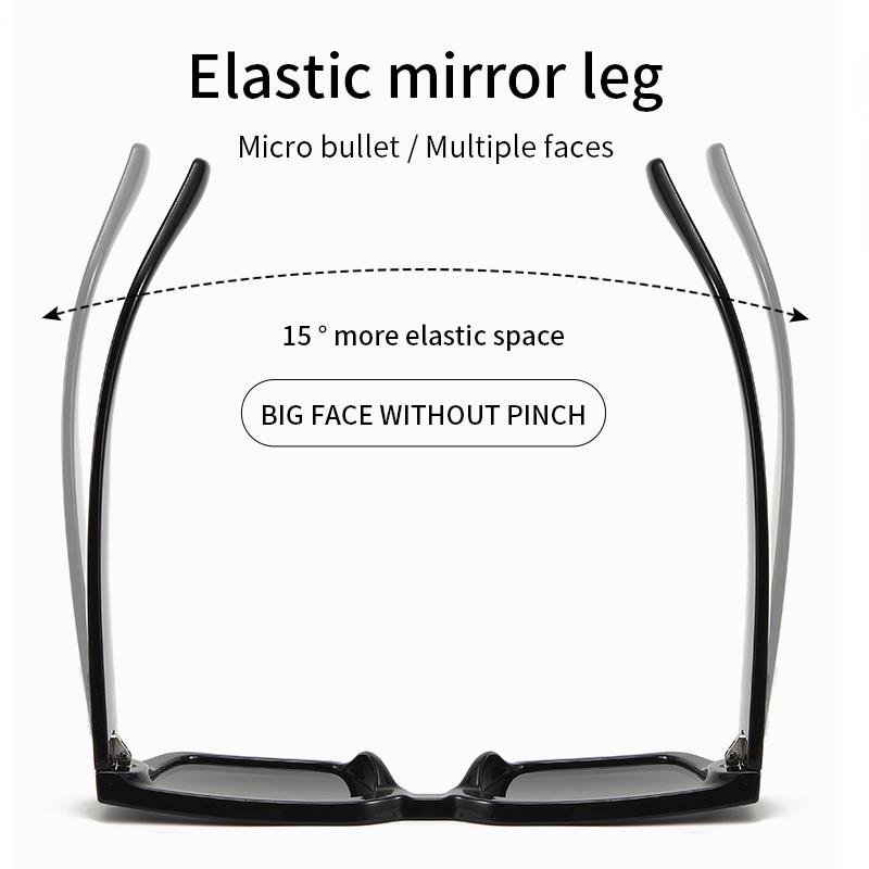 1 Pair Of Square Small Frame Printed Fashion Women'S Sunglasses Sunglasses Outdoor Model Posing Glasses