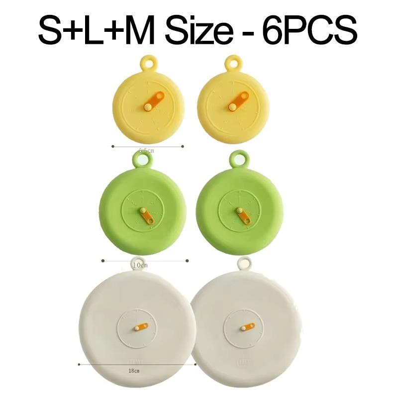 Utensilios de Cocina de Silicona Conservación Fresca Elástico Universal Tapa de Bol Refrigerador Horno Microondas Sellado