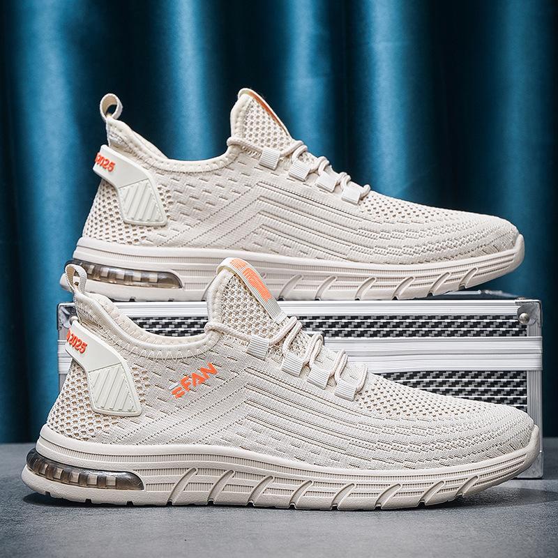 

Мужская спортивная обувь Flyknit, сетчатые кроссовки, дорожные кроссовки 44