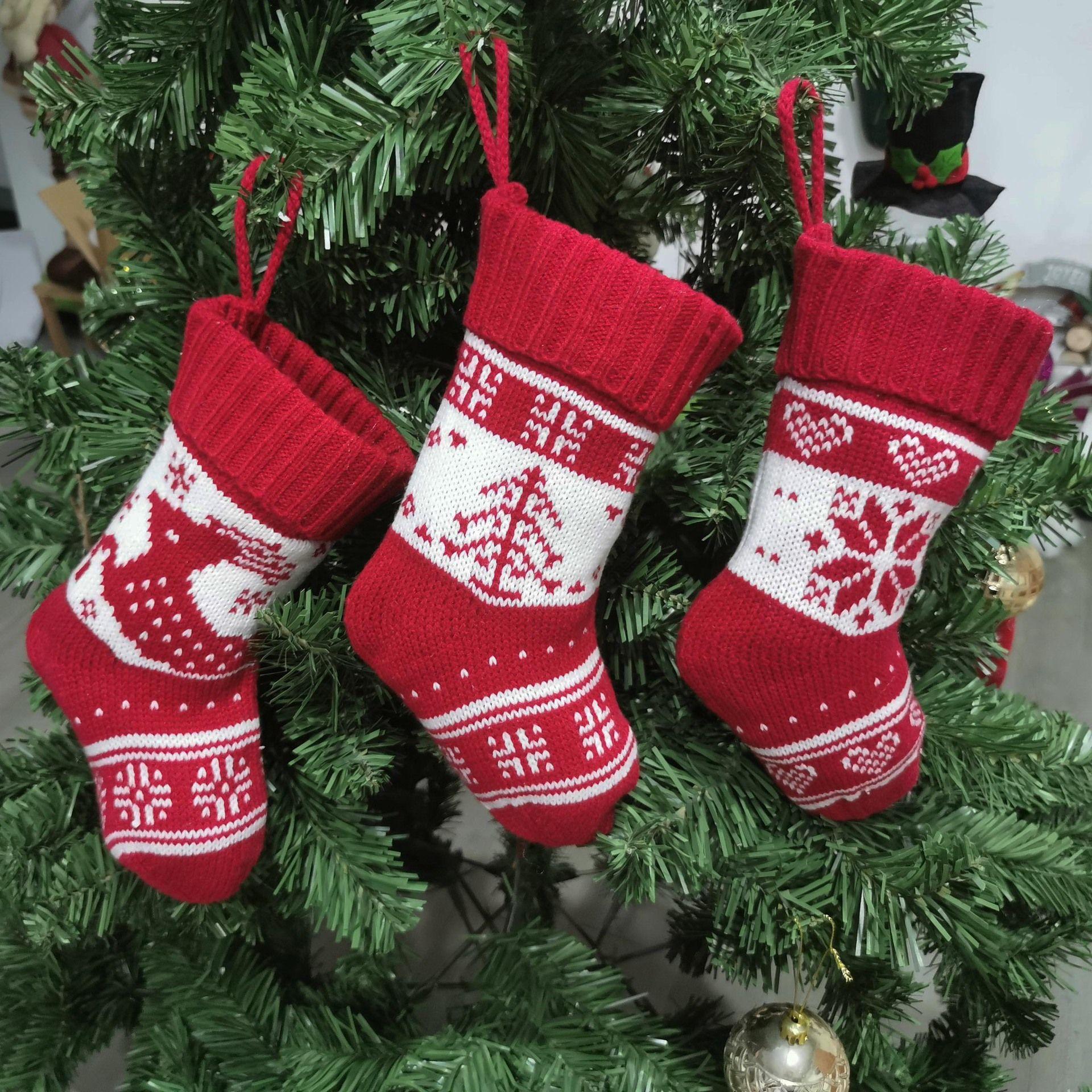 

Украшения 2021 Navidad, новогодние подарки для детей, подвесные носки, рождественские чулки, конфеты, подарки