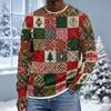 Men's Christmas Neck Pullover Sweatshirt