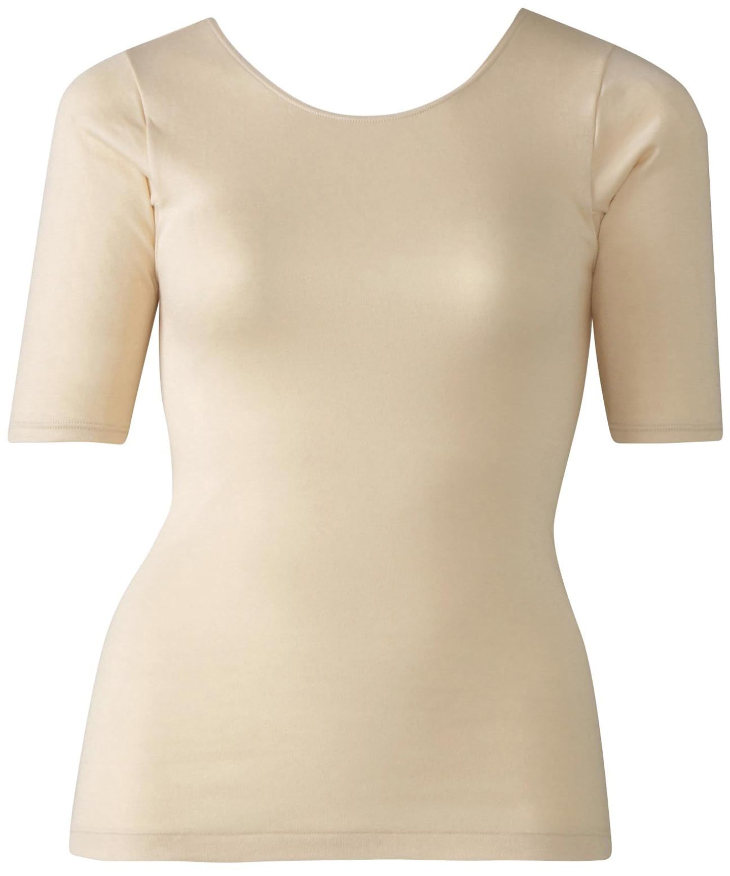 

Теплая нижняя одежда Смесь хлопка Теплый и мягкий материал Трудно соскальзывает Короткие рукава UHK209 BE [Wacoal] [Marshmallow Hot] Короткие рукава (ткань тела)