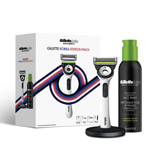 Gillette Labs Deep Cleansing Bar White Korea Edition (Rukojeť + 1 ústní čepel + mycí prostředek na obličej + držák)