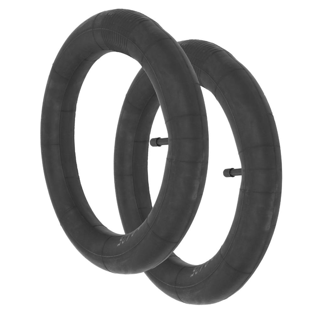 חבילה של 2 פנימיות לאופניים 12x2.125 גומי בוטיל שסתום שרדר פנימית לאופניים 33 מ"מ לשסתום שרדר עמידות גבוהה