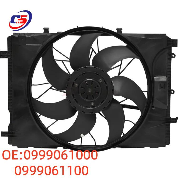 

Compatible Radiator Fan Assembly for Mercedes W205/400W (Part: 0999061000, 0999061100) Radiator Fan Assembly