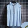 Men's Casual Hooded Sleeveless Vest – Lace-Up Hip Hop Sportswear