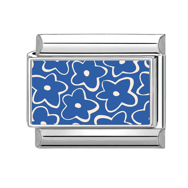 Y2K Lovely Animals Dog Cat Starfish Blue Italian Charm Fit 9mm Stainless Steel Women Men DIY Making Bracelet Jewelry Wholesale