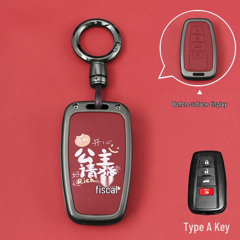Key Cover for Toyota Camry, Corolla, RAV4, Highlander, CHR, and Asia Dragon Models