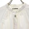 JIL SANDER made in Italy Long sleeve Gathered blouse 34 white shirt Women Used