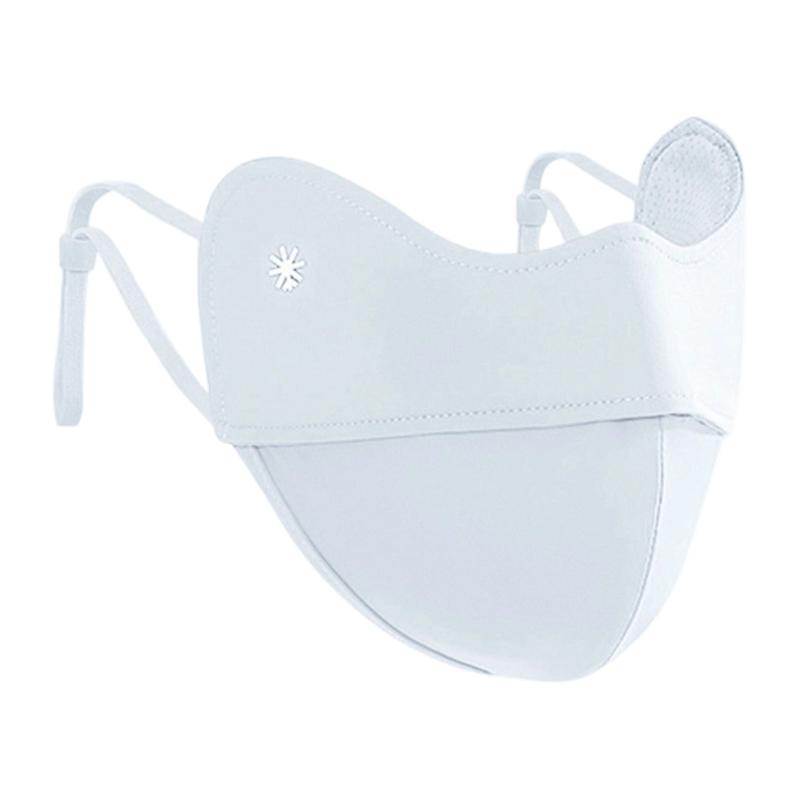 Sun Protective Breathable Meshes Face Cover Breathable Sunscreens Neck Cover for Cycling Camping Travel