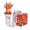 Christmas Money Box Pull-out Cash Gift Box DIY Holiday Money Gift Box with Transparent Bags Christmas Money Holder Pull Box for Kids Adults