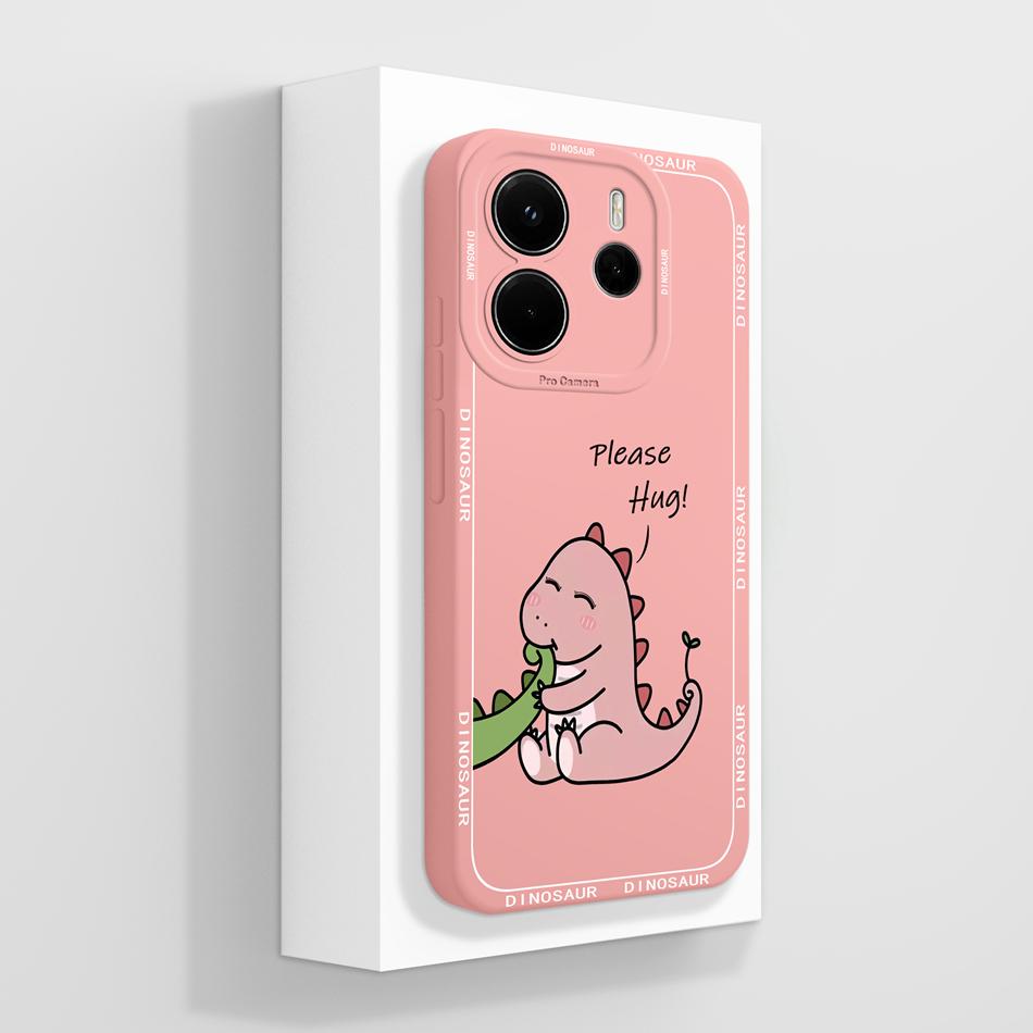 Per Custodia Telefono Redmi Note 14 4G Versione Europa Farfalla Funda Cover Posteriore Morbida in Silicone Liquido Per Protezioni Telefono Redmi Note14