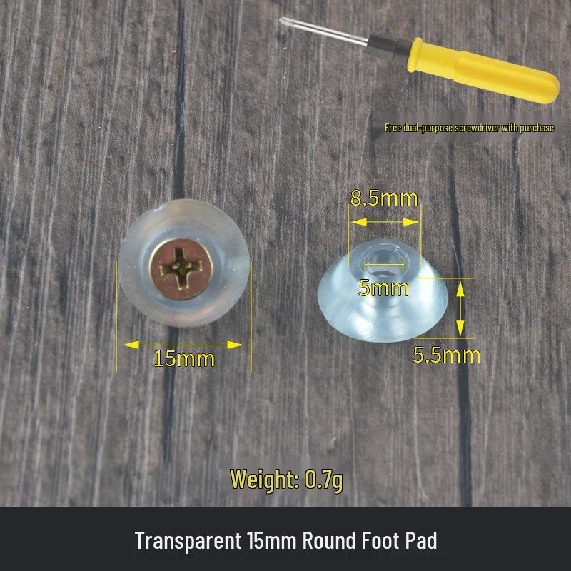 Anti-Slip Transparent Rubber Furniture Pads for Tables – Wear-Resistant and Protective