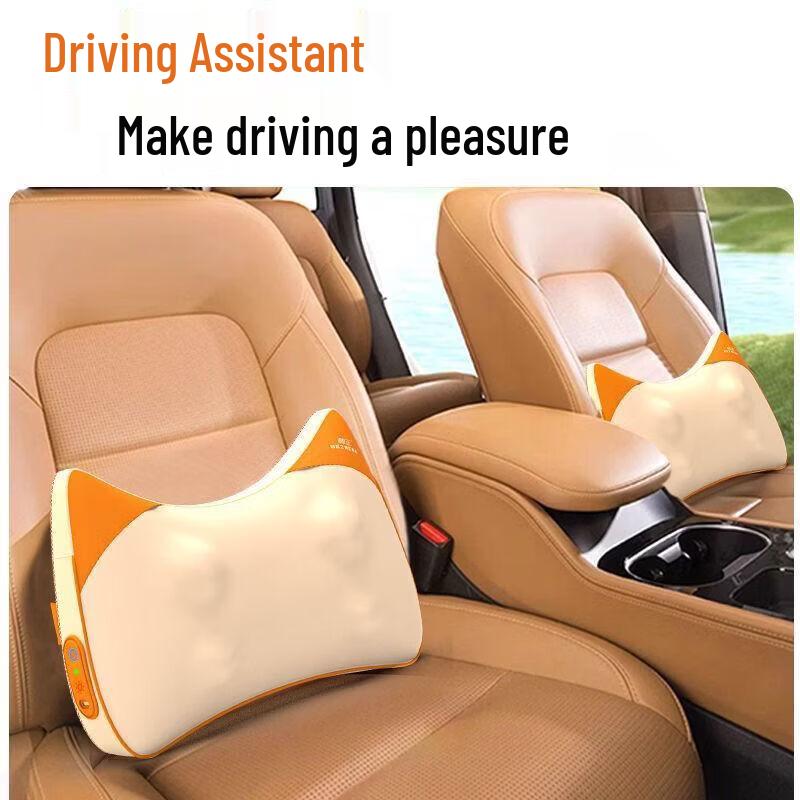 HEZHENG Waist and Neck Massage Pillow CN plug (adapter included)