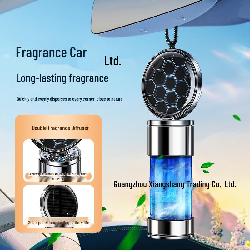 Xiaopeng Car Solar Rearview Mirror Perfume Ornament - Long-lasting Fragrance