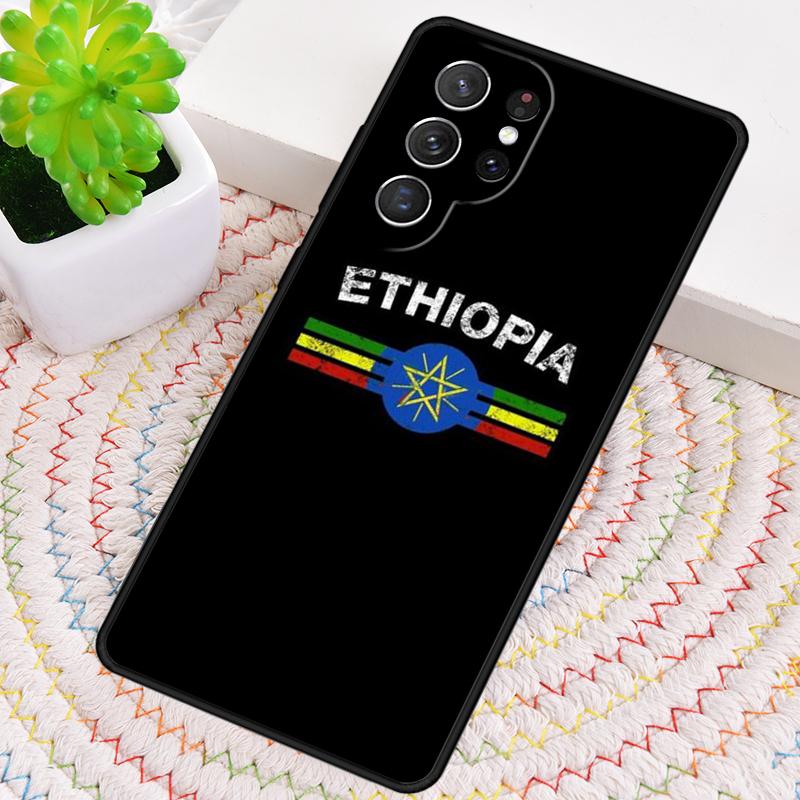 Ethiopia Flag Phone Case for Samsung Galaxy note 10 pro S26 Ultra S23 S24 FE S25 S21 S22 PLUS shockproof Cove