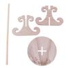 Wooden Donut Display Stand Rack Diy Wall Doughnut Dessert Rack Birthday Decor
