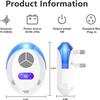 Multi-level Ultrasonic Pest Repeller with Mosquito Repellent Lamp – No Radiation