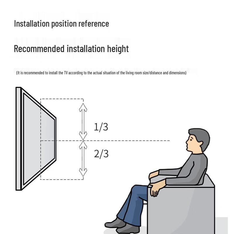 Universal TV Wall Mount Bracket (40-80 Inch)