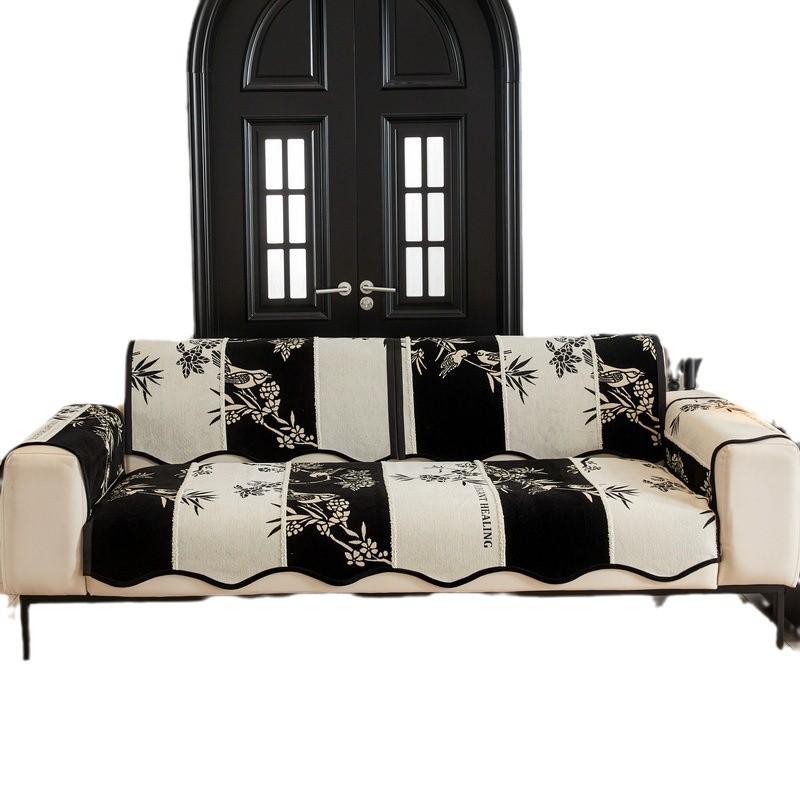 New Chenille Special-Shaped Sofa Cushion Non-Slip Modern Wind Four-Season Universal Sofa Cover Light Luxury High Sense