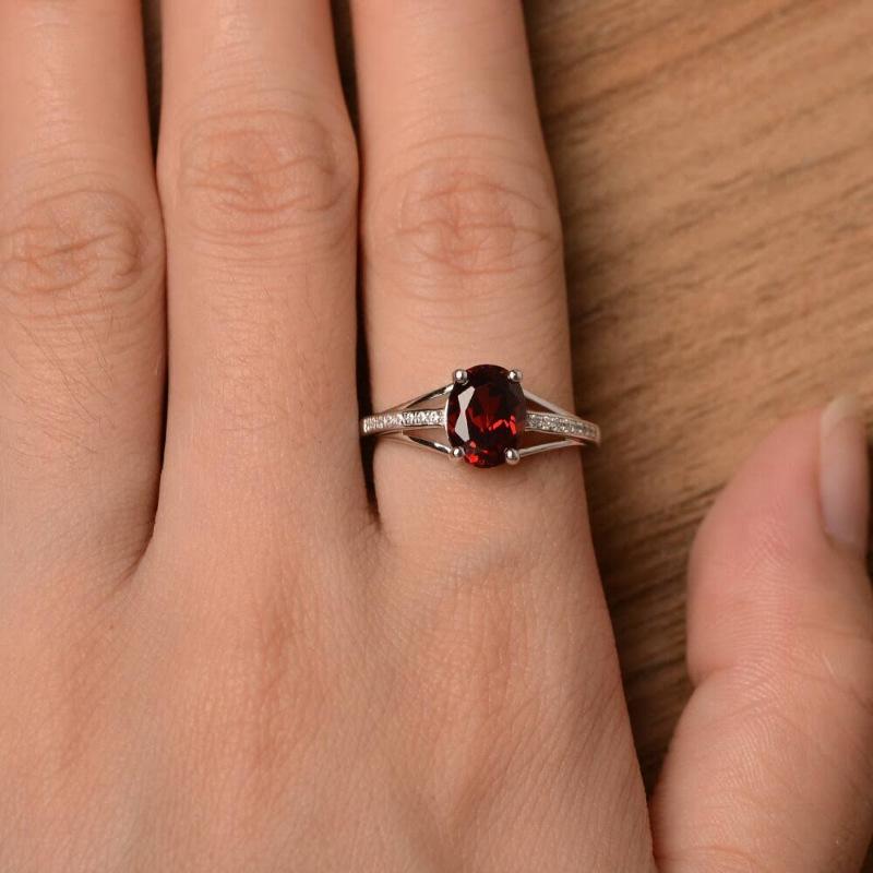 Eleganter Damen-Ovalzirkonring - Heiß verkaufter Stil