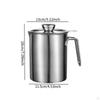 Oil Strainer Keeper Multipurpose Can with Dustproof Lid Kitchen Tool