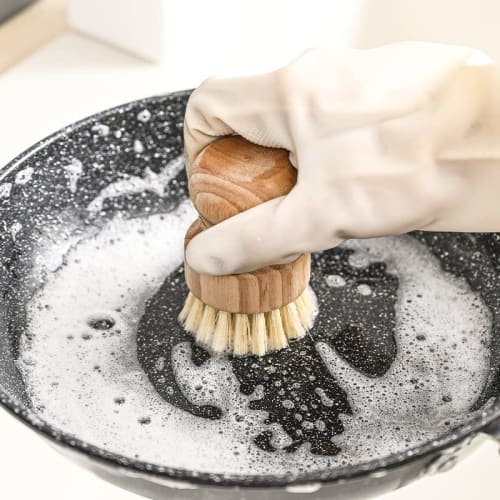 1 Kitchen Brush, Scrubbing Brush, Sisal Brush, Pot Brush, Pot & Pan Washer, Kitchen Supplies