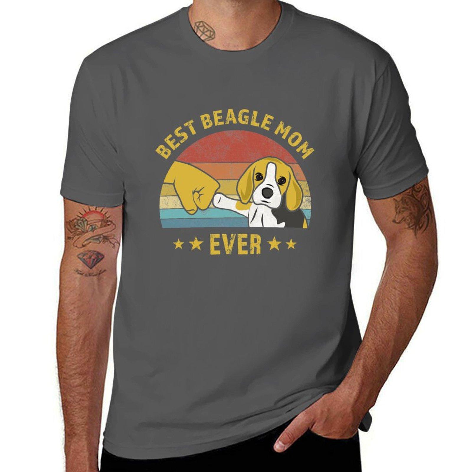 

Best Beagle Mom Ever Design Gift Idea for Dog Owner T-Shirt t shirts for man cotton funny t shirt man cotton T-Shirt 4XL