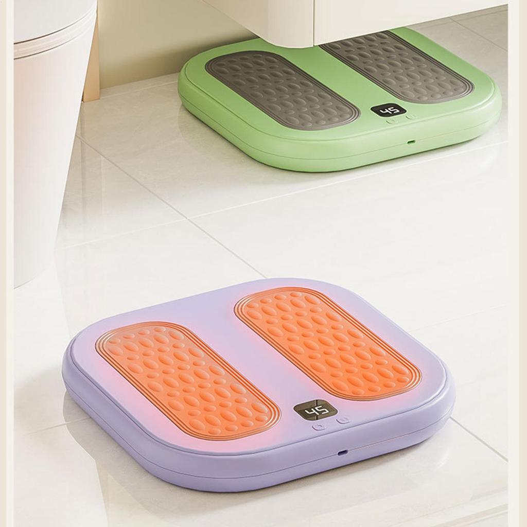 Foot Massage Pad Portable Feet Massager Vibration Adjustable Temperature Blood Circulation Relax Muscles Rechargeable Foot Pad