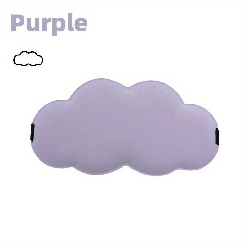 

Снимите стресс и беспокойство с помощью этой 3D-облака, ледяного шелка, медленного восстановления, пены с эффектом памяти, затемняющей дышащей маски для глаз для йоги фиолетовый