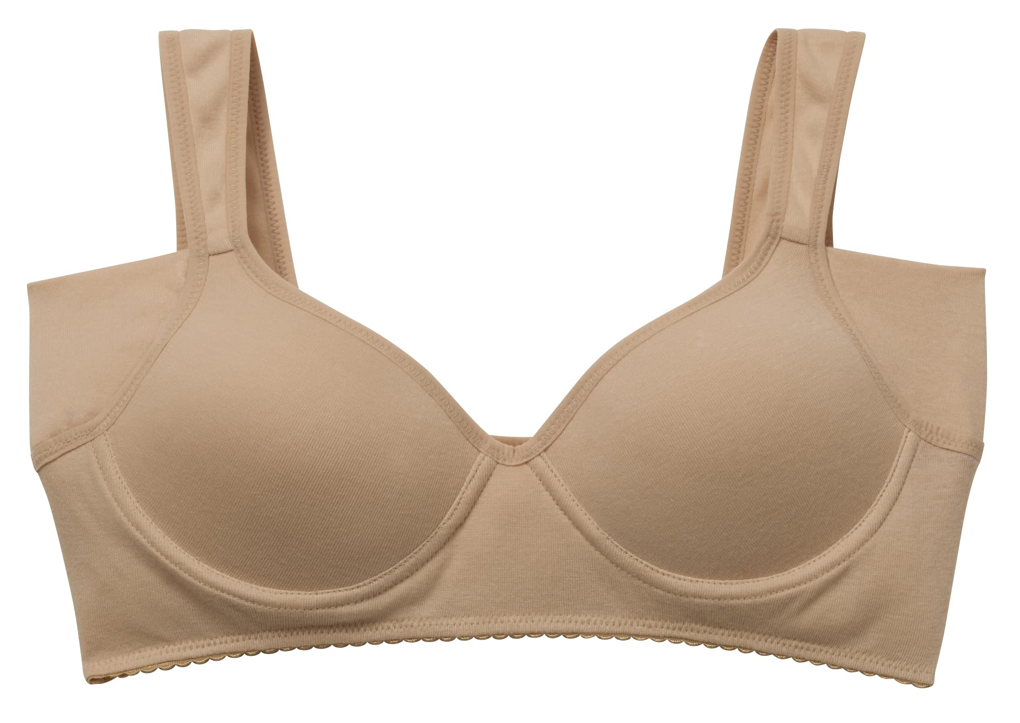

Selvan Cotton Underarm Sweat Guard Bra Beige LL 100%