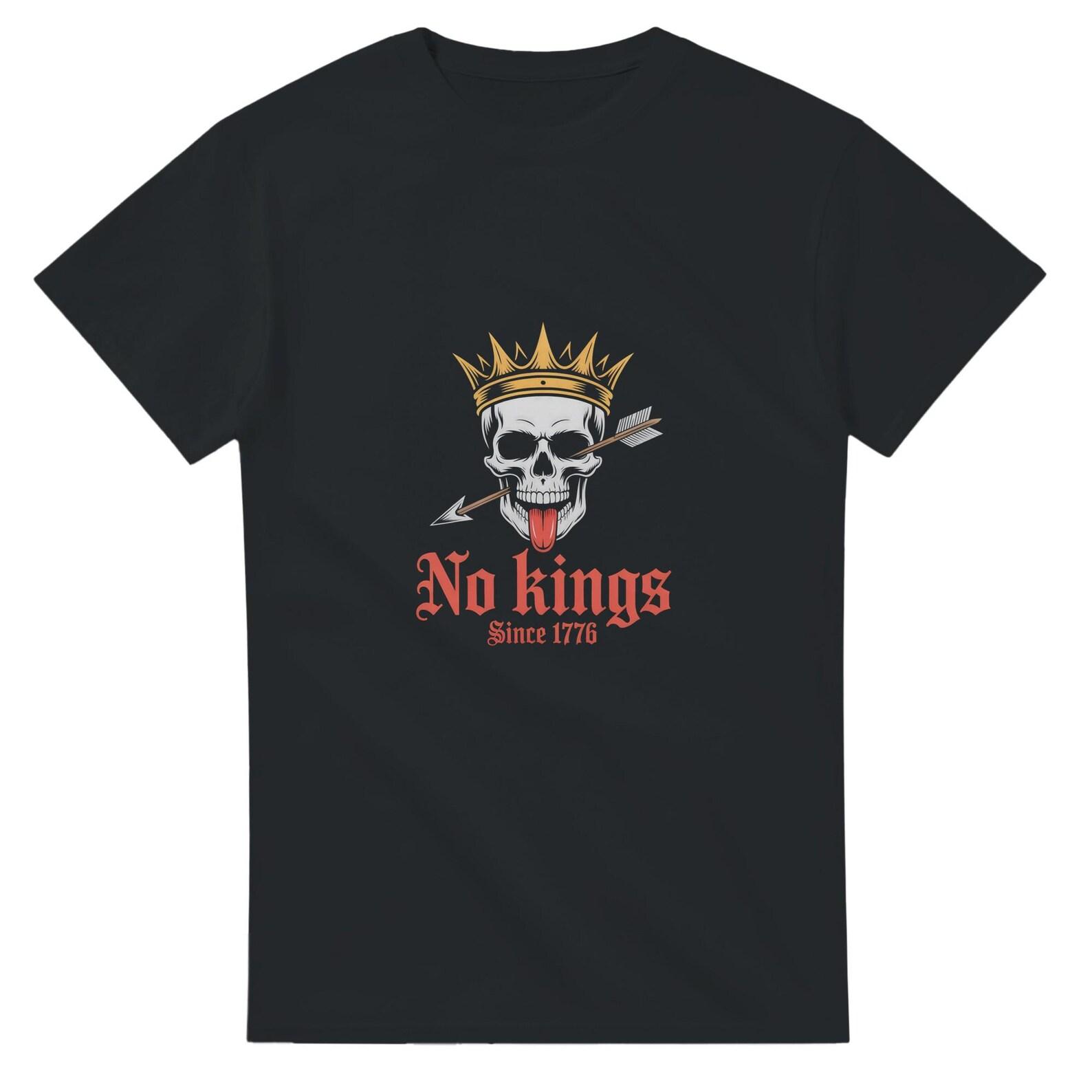 No Kings Since 1776 Heavyweight Unisex Crewneck T shirt | Gildan® 5000 M