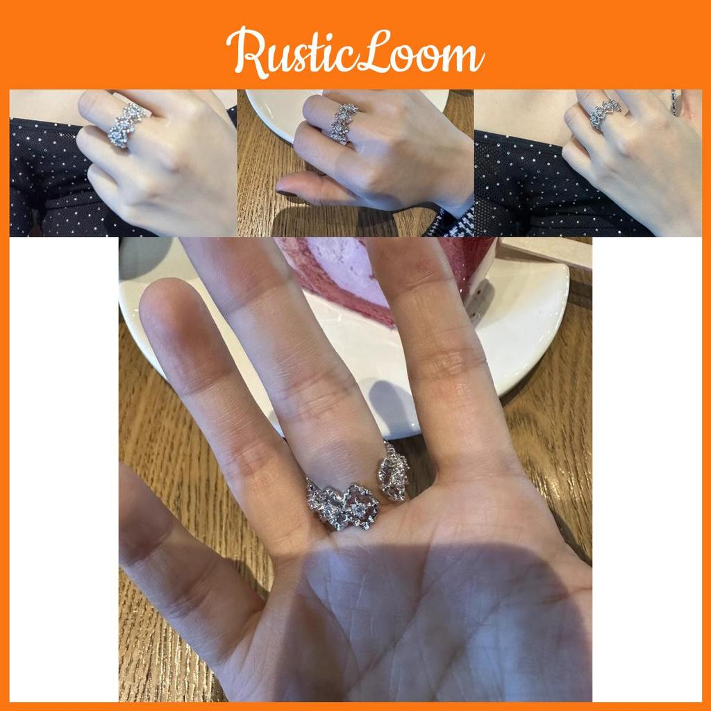 Geometric Copper Ring For Women Featuring Sparkling Diamonds And Unique Style For Summer 2024