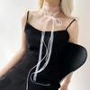 Lace Scarf for Women Long Skinny Belt Necktie Neck Scarf Girls Photo Props Long Neckerchief Skinny Scarf Necktie